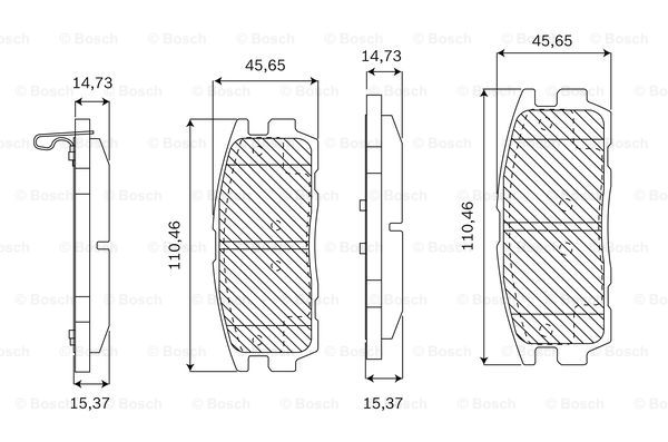 BOSCH F 03B 050 176 Brake...