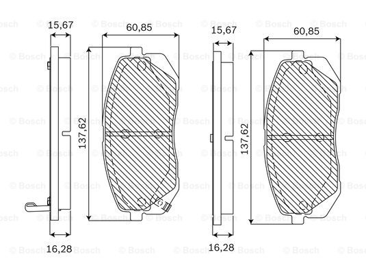 BOSCH F 03B 050 183 Brake...