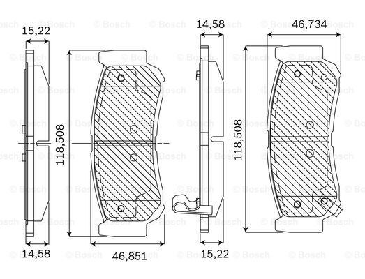 BOSCH F 03B 050 185 Brake...