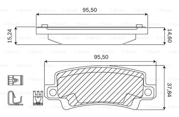 BOSCH F 03B 050 230 Brake...