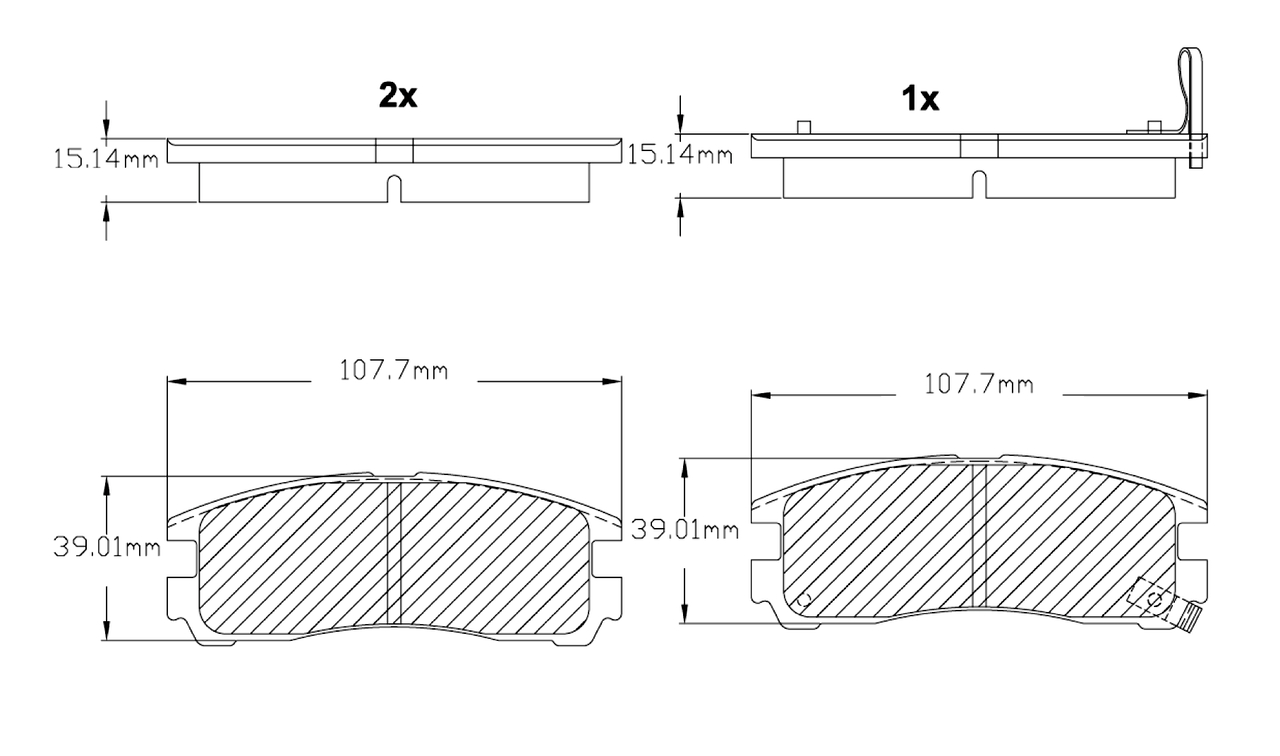 BOSCH F 03B 150 003 Bremsbelagsatz, Scheibenbremse