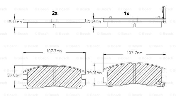 BOSCH F 03B 150 003 Brake...