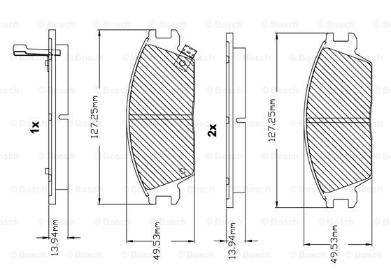 BOSCH F 03B 150 007 Brake...