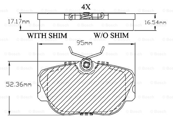 BOSCH F 03B 150 014 Brake...