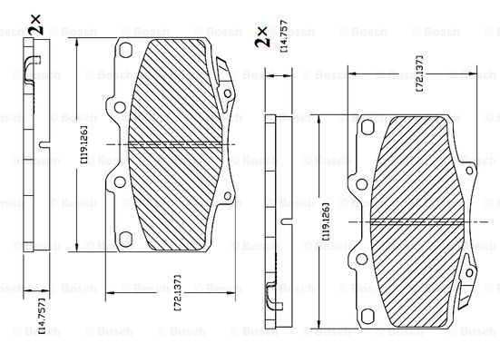 BOSCH F 03B 150 015 Brake...