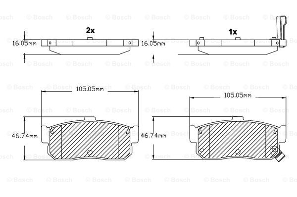 BOSCH F 03B 150 019 Brake...