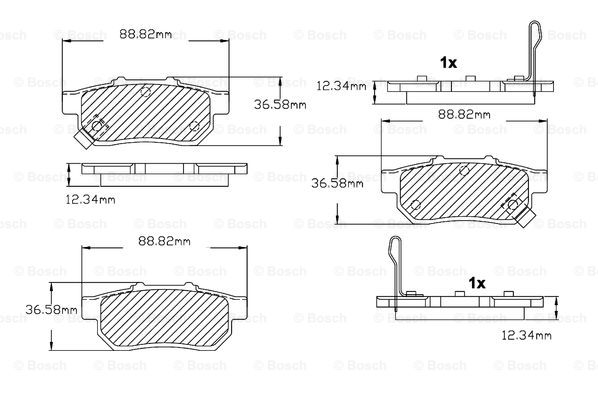 BOSCH F 03B 150 024 Brake...