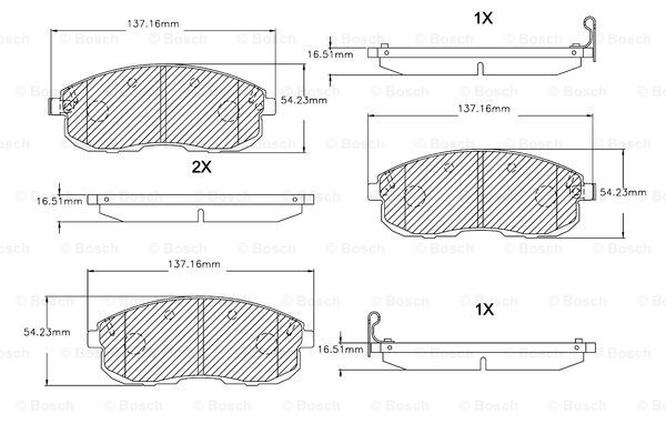 BOSCH F 03B 150 035 Brake...