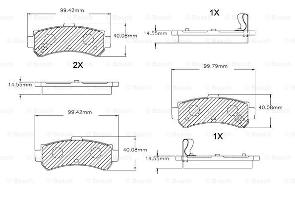 BOSCH F 03B 150 038 Brake...