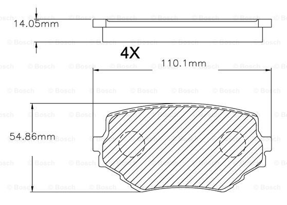 BOSCH F 03B 150 043 Brake...