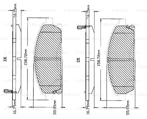 BOSCH F 03B 150 044 Brake...