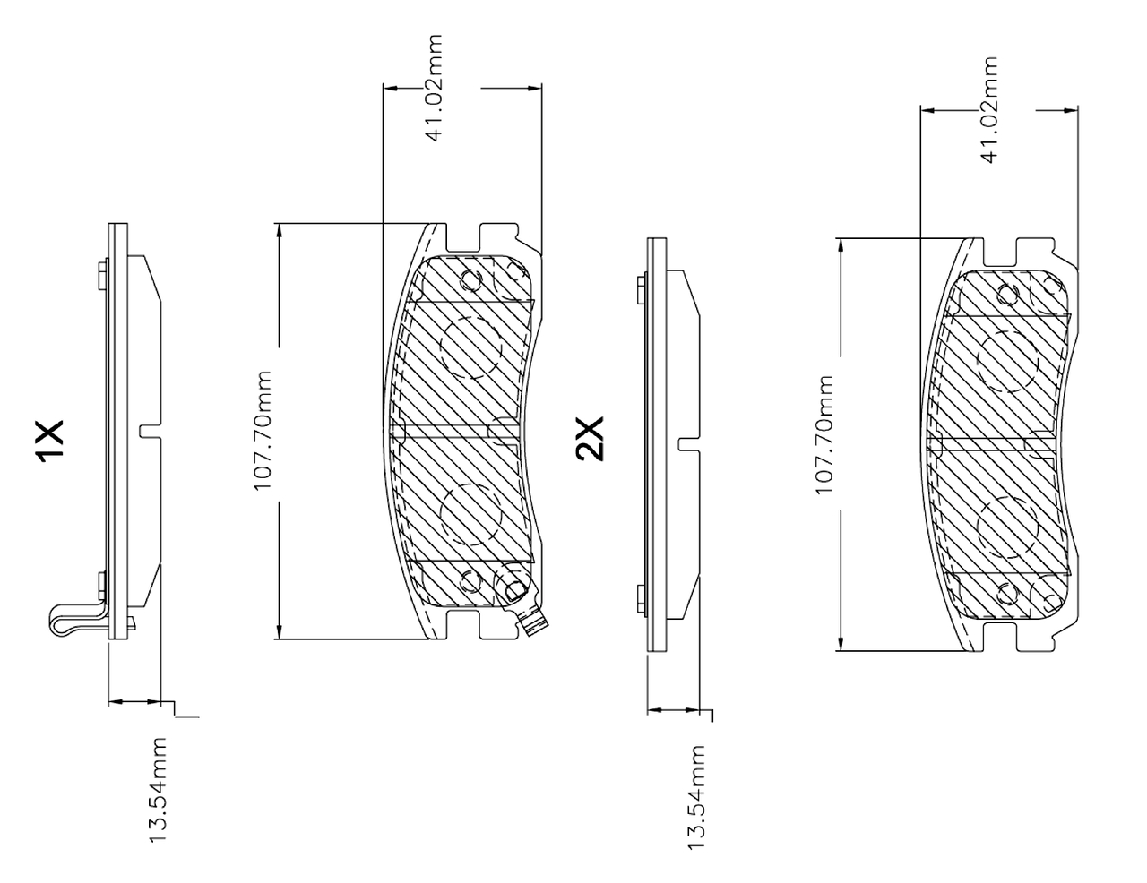 BOSCH F 03B 150 045 Bremsbelagsatz, Scheibenbremse