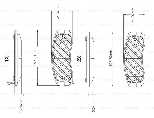 BOSCH F 03B 150 045 Brake...