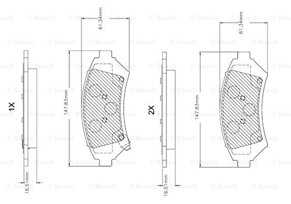 BOSCH F 03B 150 046 Brake...