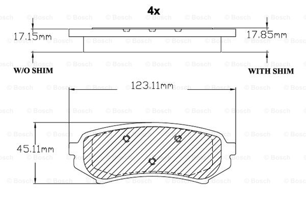 BOSCH F 03B 150 056 Brake...