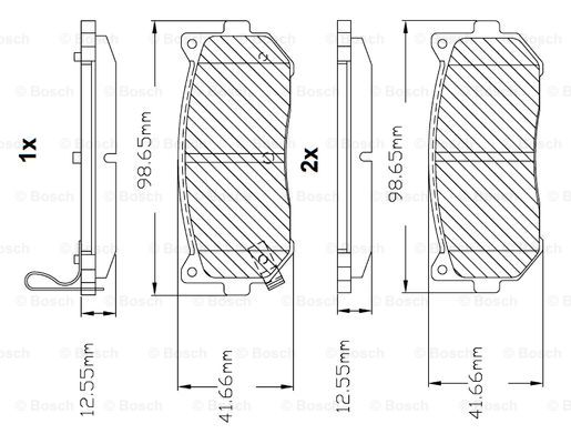 BOSCH F 03B 150 058 Brake...