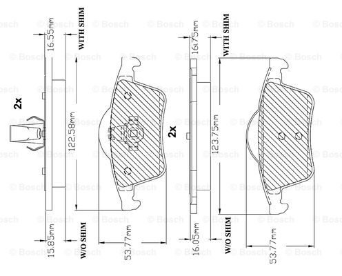 BOSCH F 03B 150 066 Brake...