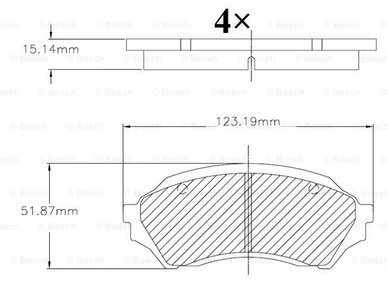 BOSCH F 03B 150 068 Brake...