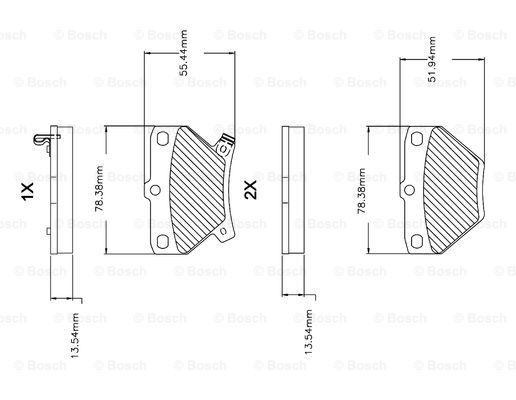 BOSCH F 03B 150 074 Brake...