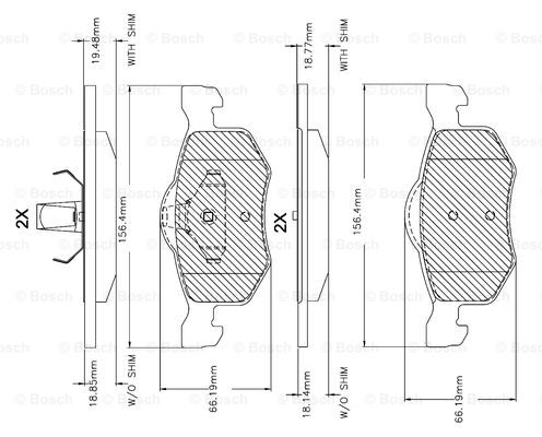 BOSCH F 03B 150 080 Brake...