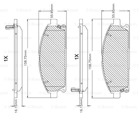 BOSCH F 03B 150 082 Brake...