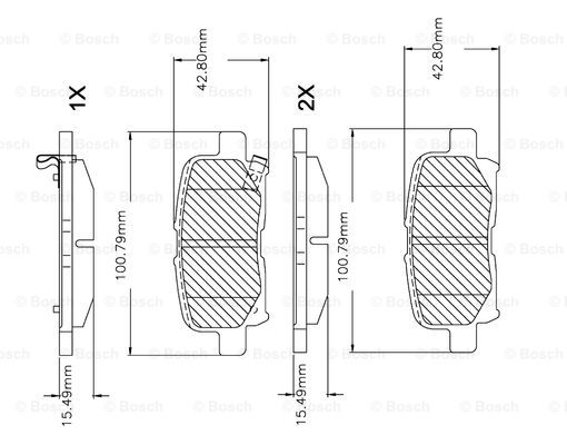 BOSCH F 03B 150 085 Brake...