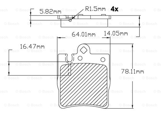 BOSCH F 03B 150 088 Brake...