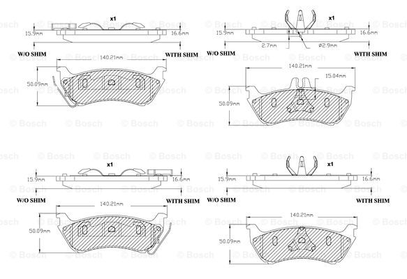 BOSCH F 03B 150 090 Brake...