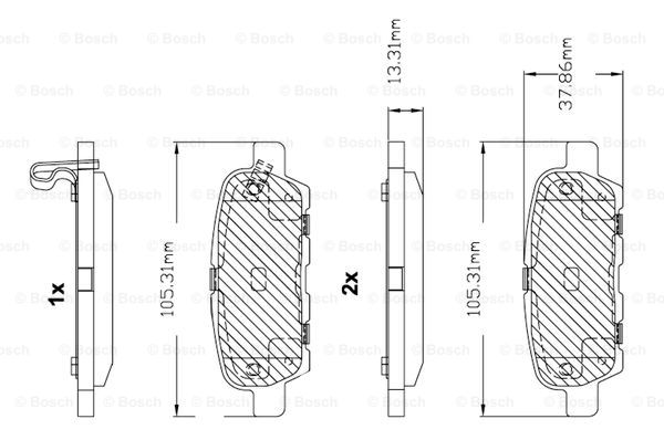 BOSCH F 03B 150 099 Brake...