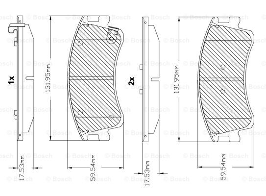 BOSCH F 03B 150 115 Brake...