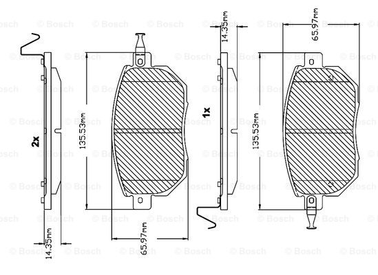 BOSCH F 03B 150 121 Brake...