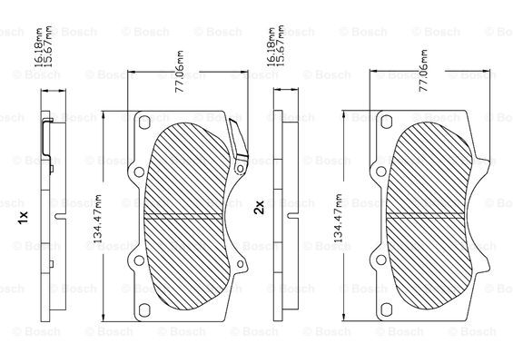 BOSCH F 03B 150 123 Brake...