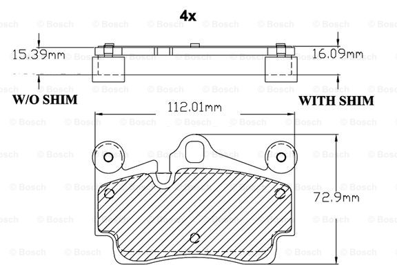 BOSCH F 03B 150 124 Brake...