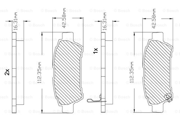 BOSCH F 03B 150 127 Brake...