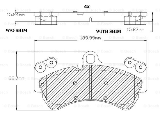 BOSCH F 03B 150 130 Brake...