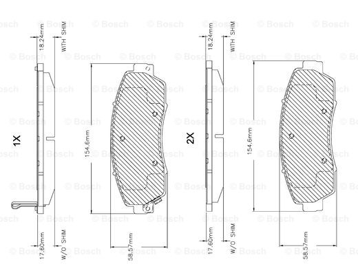 BOSCH F 03B 150 149 Brake...