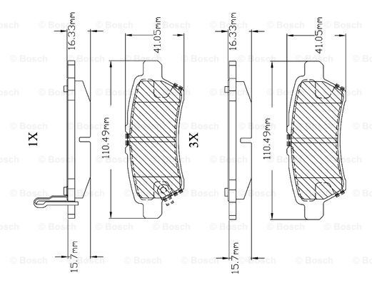 BOSCH F 03B 150 153 Brake...