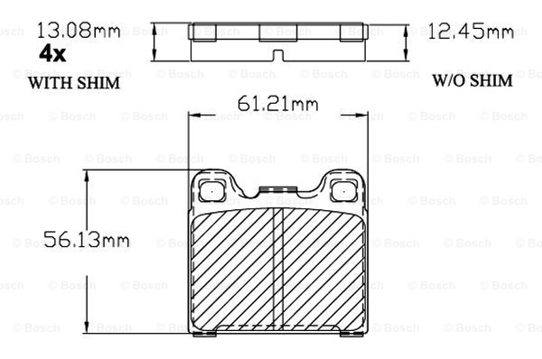 BOSCH F 03B 150 204 Brake...