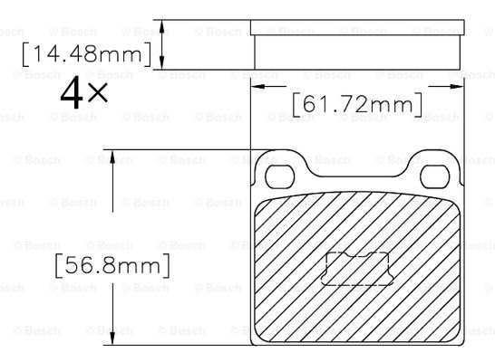 BOSCH F 03B 150 206 Brake...