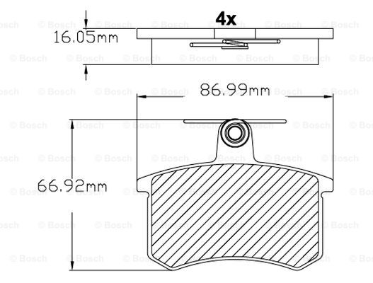 BOSCH F 03B 150 211 Brake...