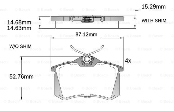 BOSCH F 03B 150 217 Brake...