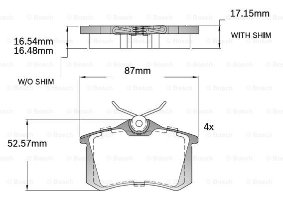 BOSCH F 03B 150 218 Brake...