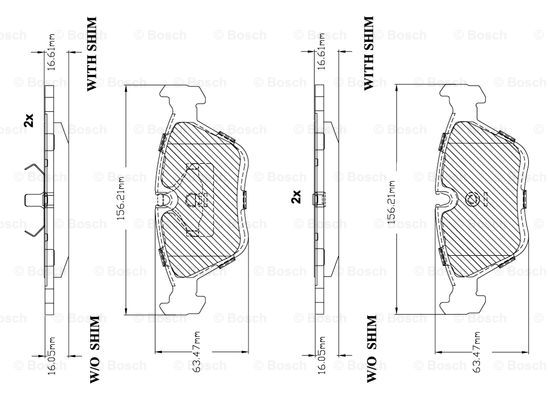 BOSCH F 03B 150 227 Brake...