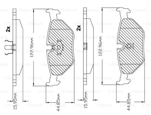 BOSCH F 03B 150 228 Brake...