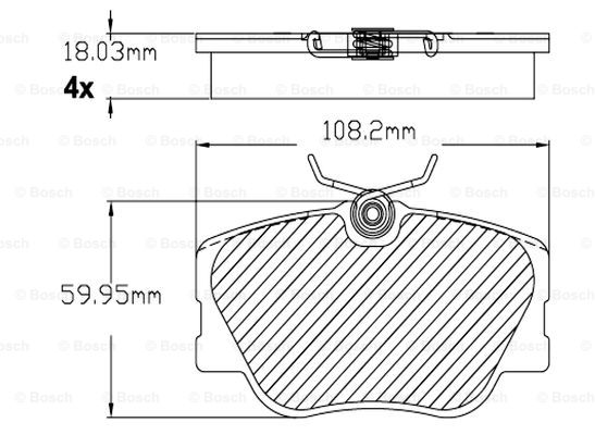 BOSCH F 03B 150 230 Brake...