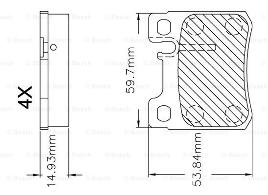 BOSCH F 03B 150 247 Brake...