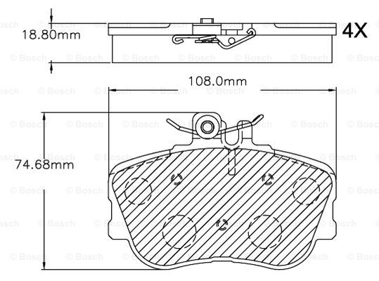 BOSCH F 03B 150 251 Brake...