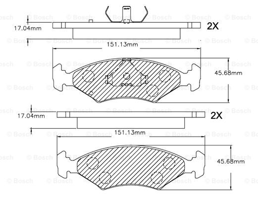 BOSCH F 03B 150 253 Brake...