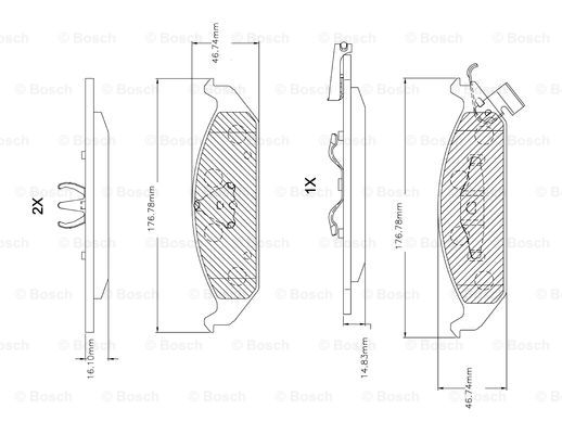 BOSCH F 03B 150 254 Brake...