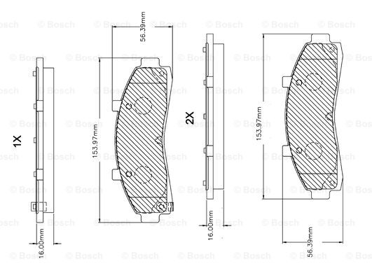 BOSCH F 03B 150 255 Brake...